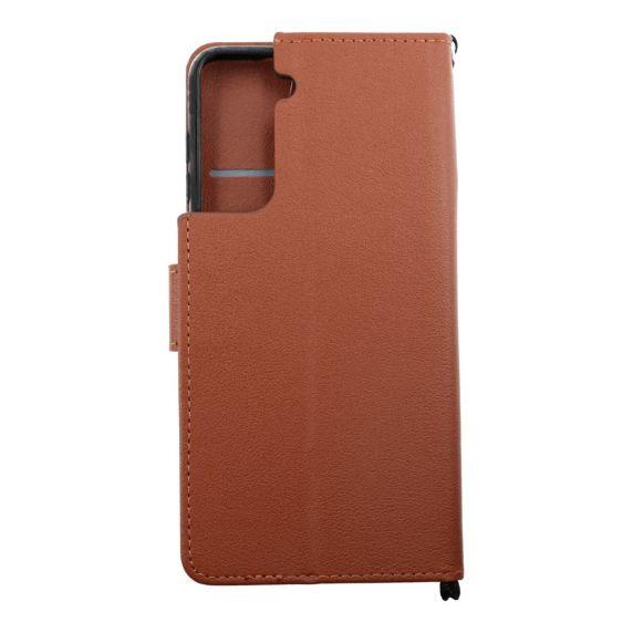 Bild von Samsung Galaxy S21 Brieftaschenhülle mit Ständer - Braun