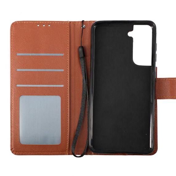 Bild von Samsung Galaxy S21 Brieftaschenhülle mit Ständer - Braun