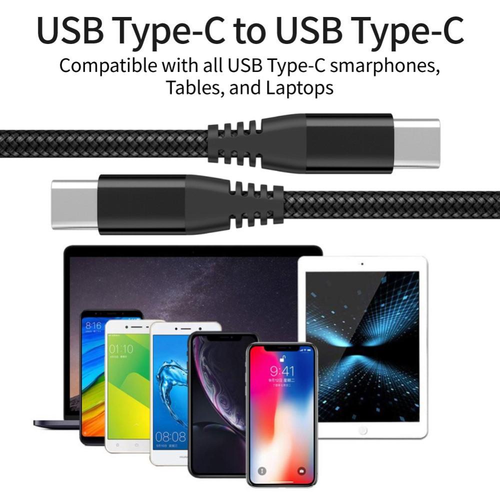 Bild på 3m USB-C PD 60W Laddkabel Nylon
