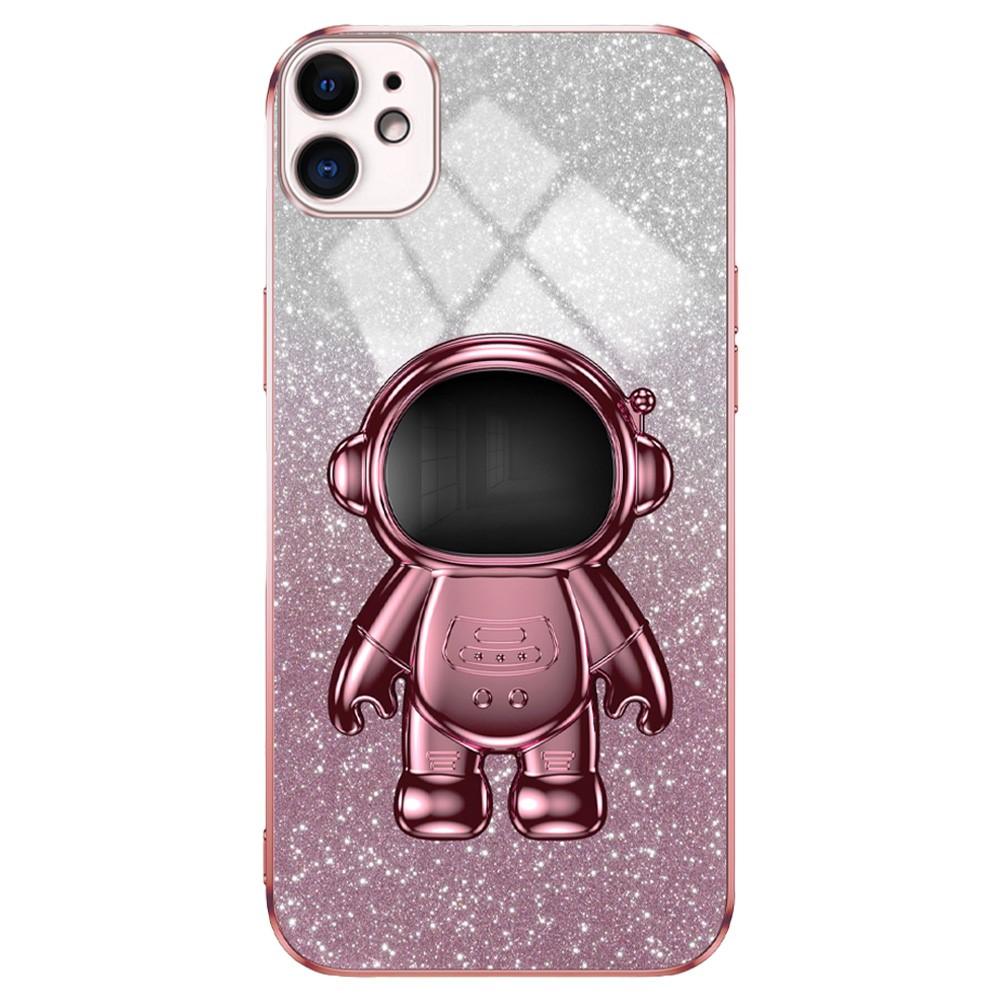 Bild von iPhone 12 mini Hülle Stoßfest Astronautenständer Rosa