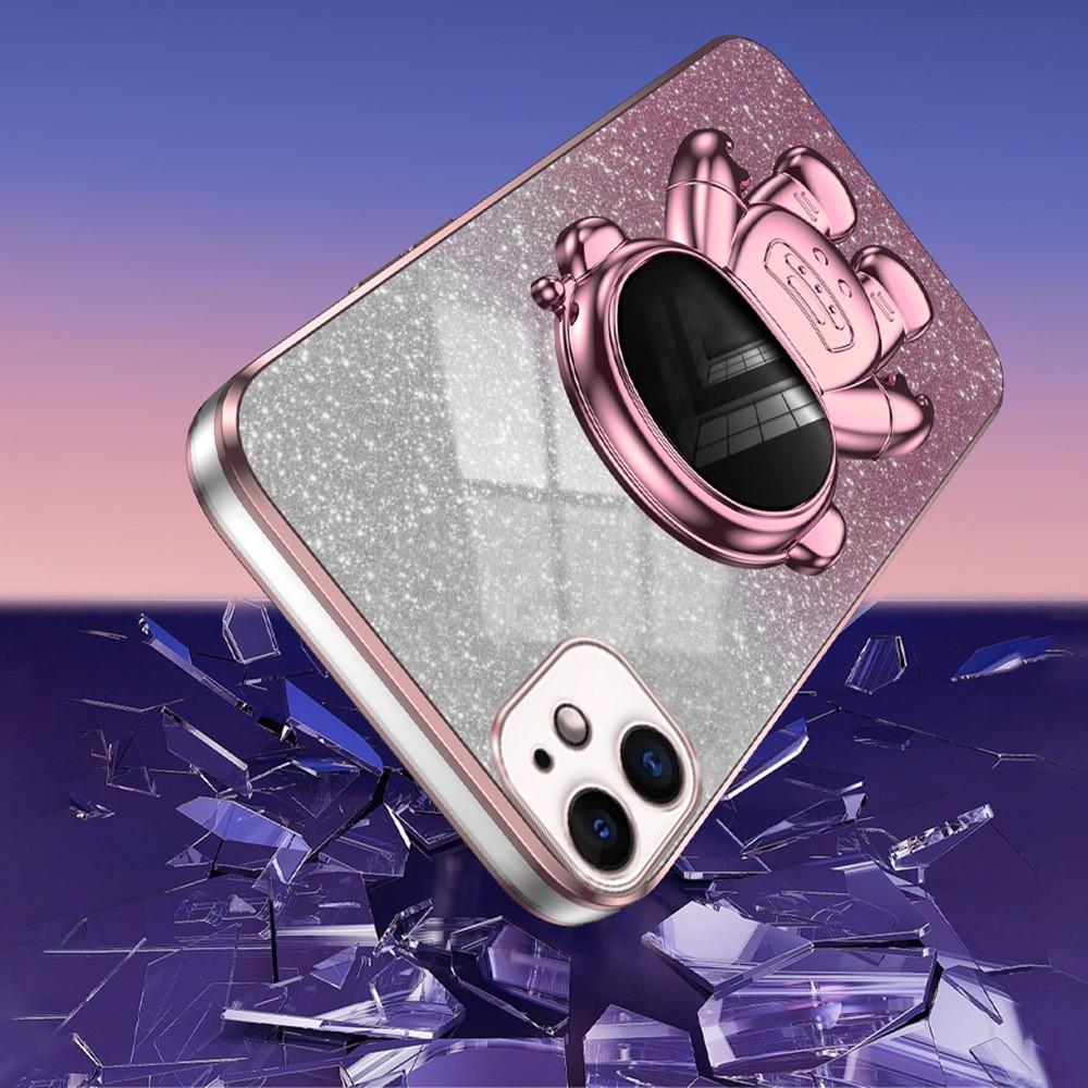 Bild von iPhone 12 mini Hülle Stoßfest Astronautenständer Rosa
